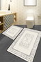 Mijölnir Juego de alfombrillas de baño Touch - Ecru